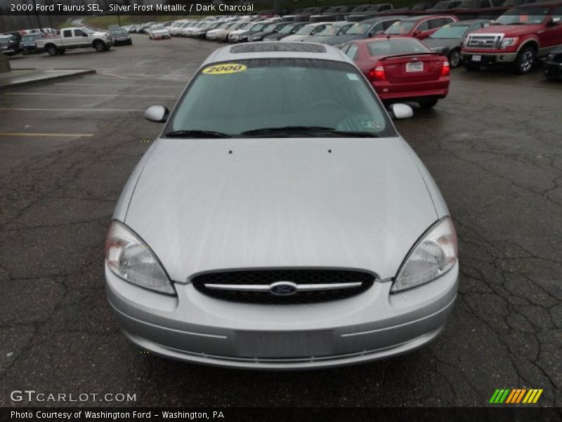 Silver Frost Metallic / Dark Charcoal 2000 Ford Taurus SEL