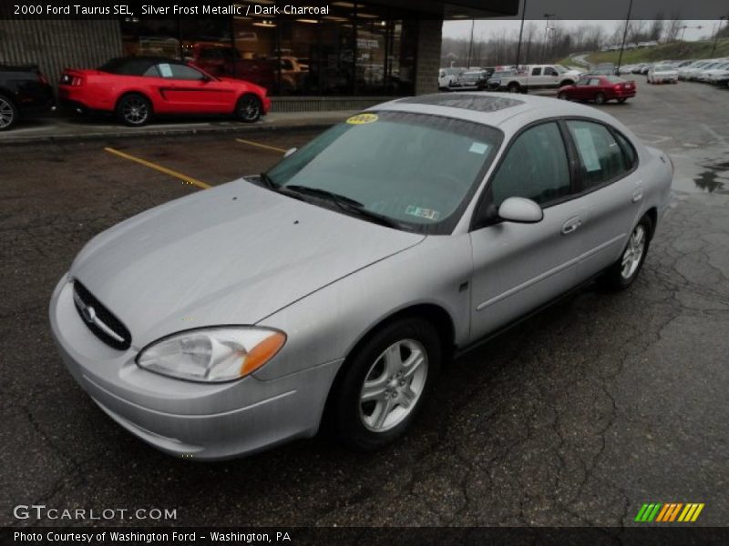 Silver Frost Metallic / Dark Charcoal 2000 Ford Taurus SEL