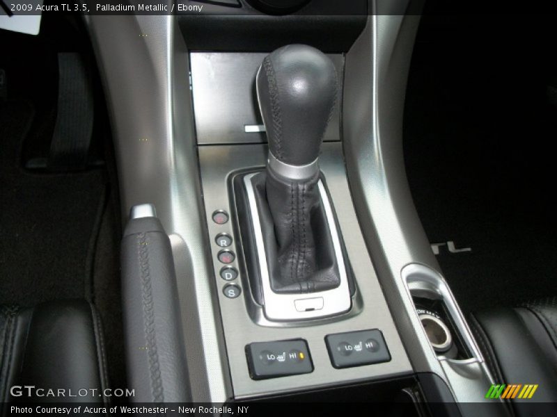 Palladium Metallic / Ebony 2009 Acura TL 3.5