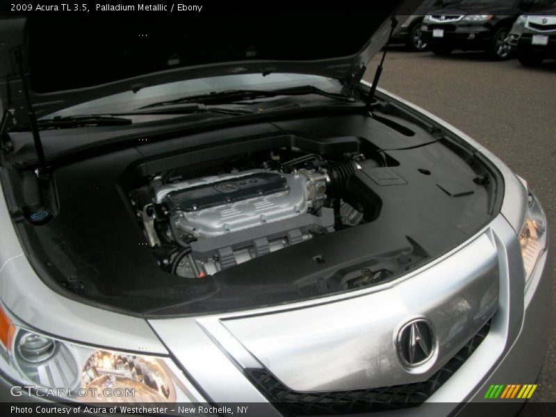 Palladium Metallic / Ebony 2009 Acura TL 3.5