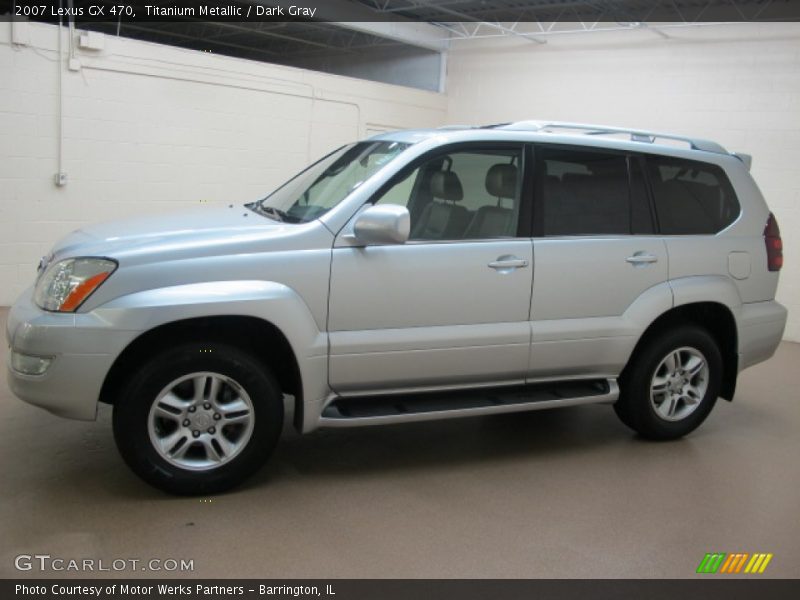 Titanium Metallic / Dark Gray 2007 Lexus GX 470