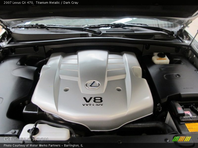  2007 GX 470 Engine - 4.7 Liter DOHC 32 Valve VVT V8