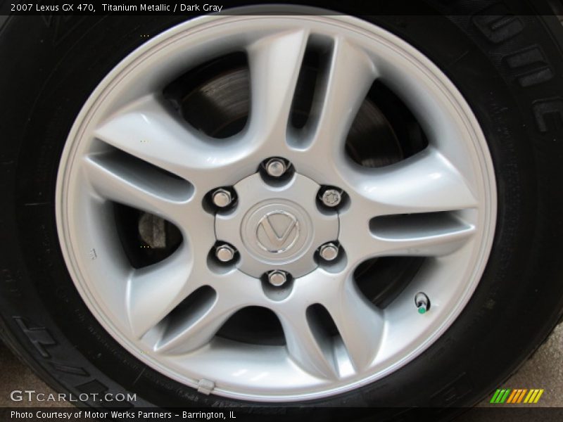 Titanium Metallic / Dark Gray 2007 Lexus GX 470