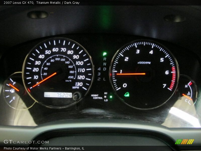  2007 GX 470 470 Gauges