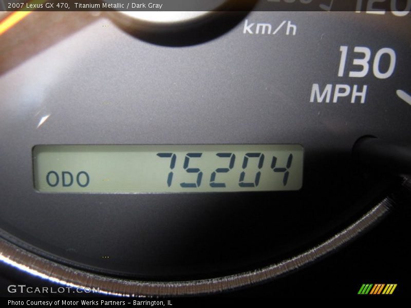 Titanium Metallic / Dark Gray 2007 Lexus GX 470