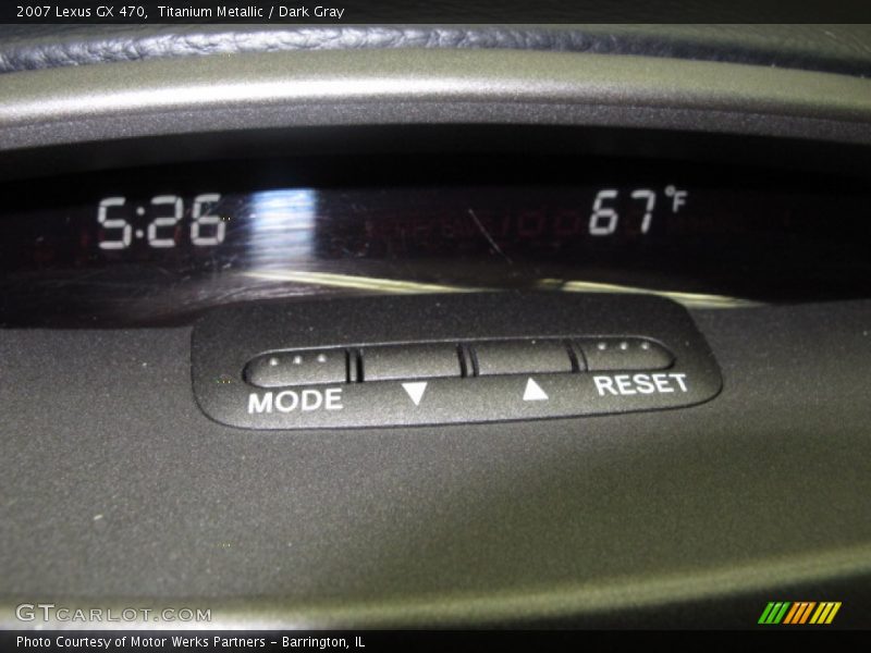 Titanium Metallic / Dark Gray 2007 Lexus GX 470