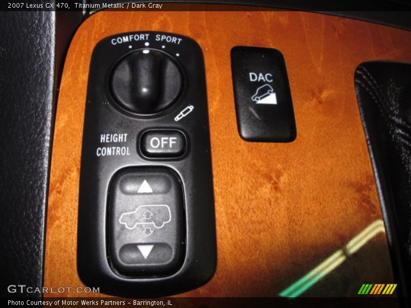 Controls of 2007 GX 470