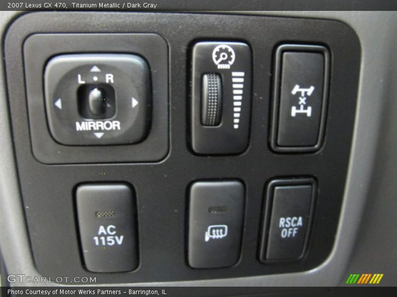 Controls of 2007 GX 470