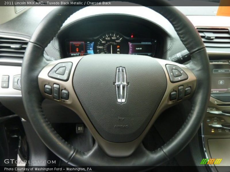 Tuxedo Black Metallic / Charcoal Black 2011 Lincoln MKX AWD