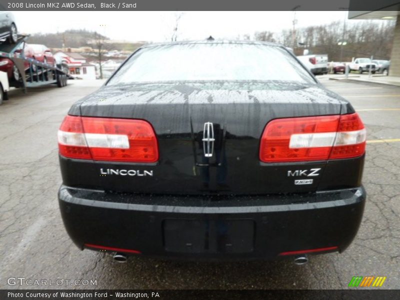 Black / Sand 2008 Lincoln MKZ AWD Sedan