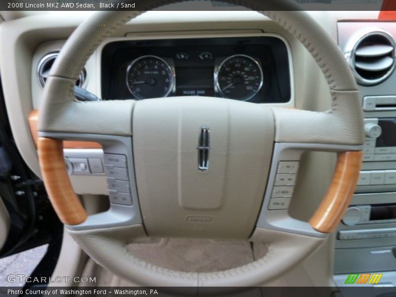 Black / Sand 2008 Lincoln MKZ AWD Sedan
