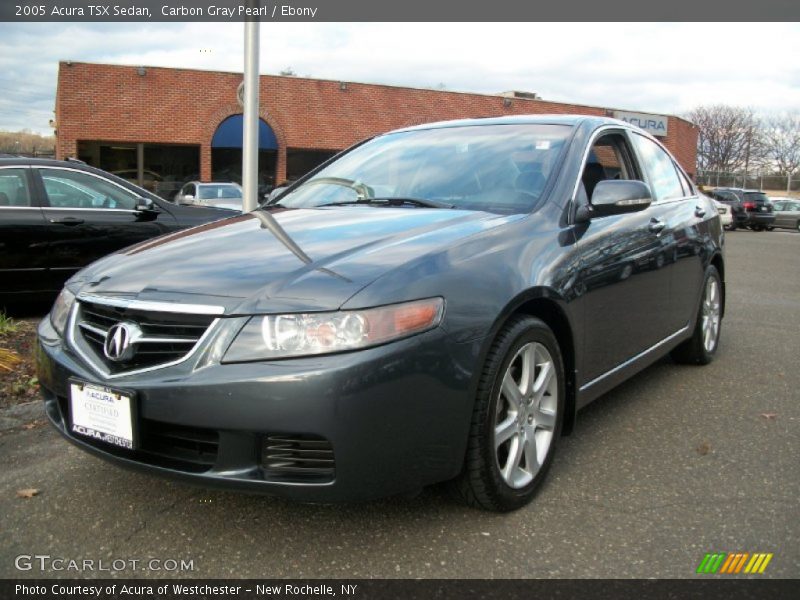 Carbon Gray Pearl / Ebony 2005 Acura TSX Sedan
