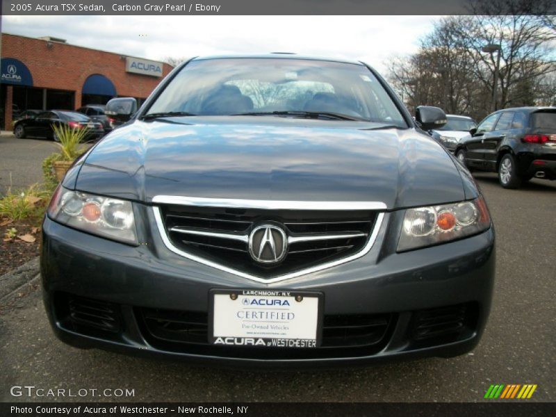 Carbon Gray Pearl / Ebony 2005 Acura TSX Sedan
