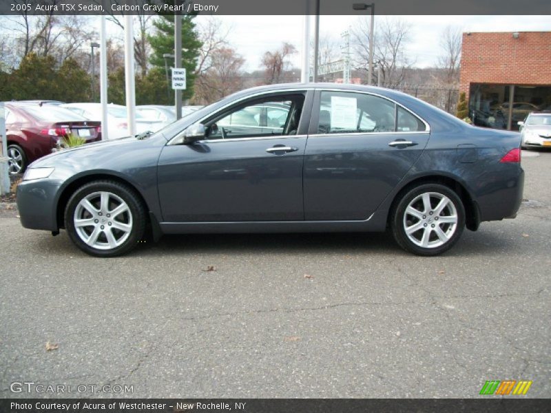 Carbon Gray Pearl / Ebony 2005 Acura TSX Sedan