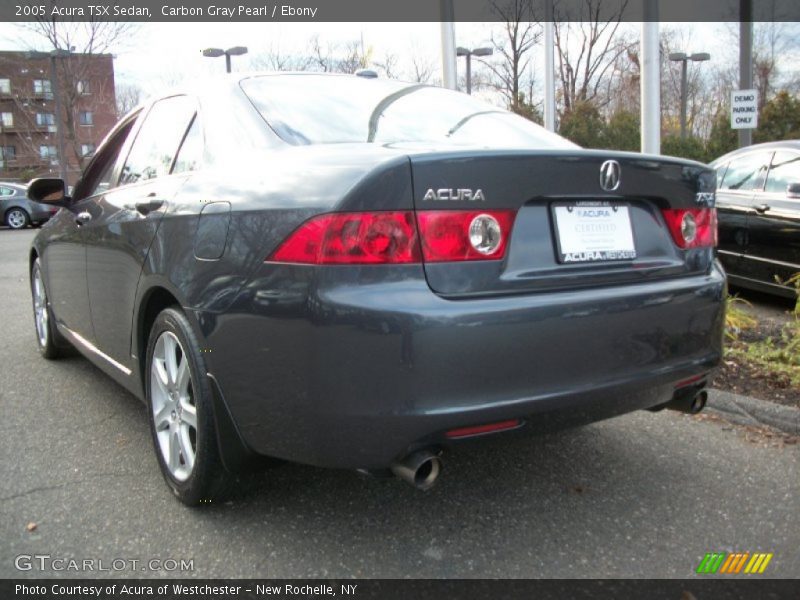Carbon Gray Pearl / Ebony 2005 Acura TSX Sedan