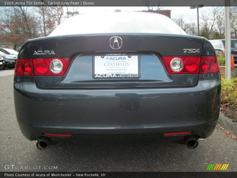 Carbon Gray Pearl / Ebony 2005 Acura TSX Sedan