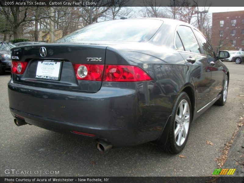Carbon Gray Pearl / Ebony 2005 Acura TSX Sedan