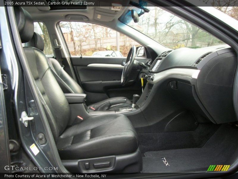 Carbon Gray Pearl / Ebony 2005 Acura TSX Sedan