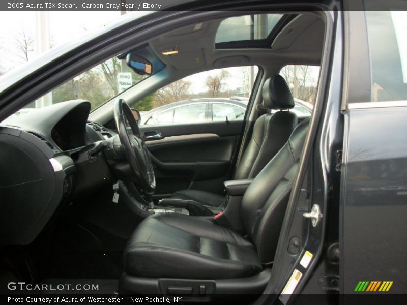 Carbon Gray Pearl / Ebony 2005 Acura TSX Sedan