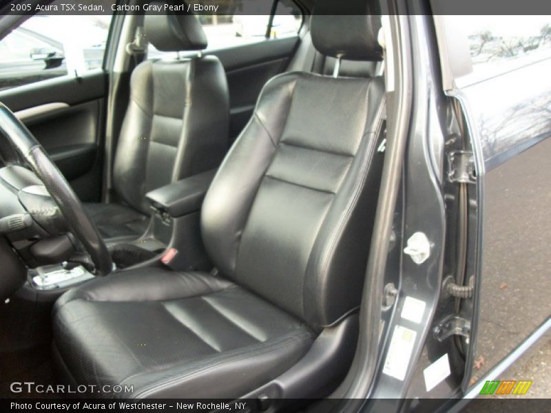 Carbon Gray Pearl / Ebony 2005 Acura TSX Sedan