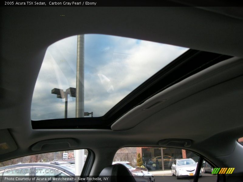 Carbon Gray Pearl / Ebony 2005 Acura TSX Sedan