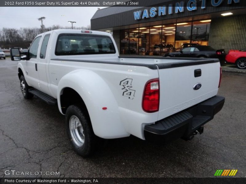 Oxford White / Steel 2012 Ford F350 Super Duty XL SuperCab 4x4 Dually