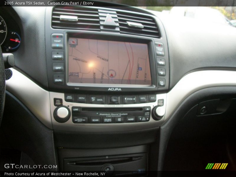 Carbon Gray Pearl / Ebony 2005 Acura TSX Sedan