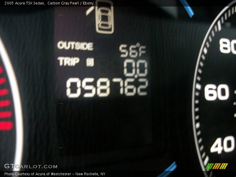 Carbon Gray Pearl / Ebony 2005 Acura TSX Sedan