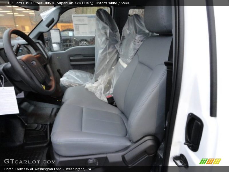Oxford White / Steel 2012 Ford F350 Super Duty XL SuperCab 4x4 Dually