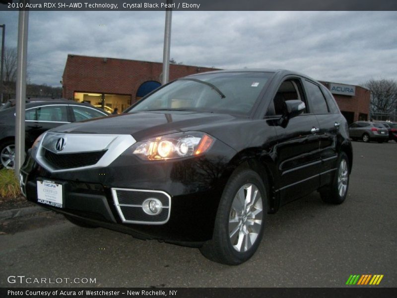 Crystal Black Pearl / Ebony 2010 Acura RDX SH-AWD Technology