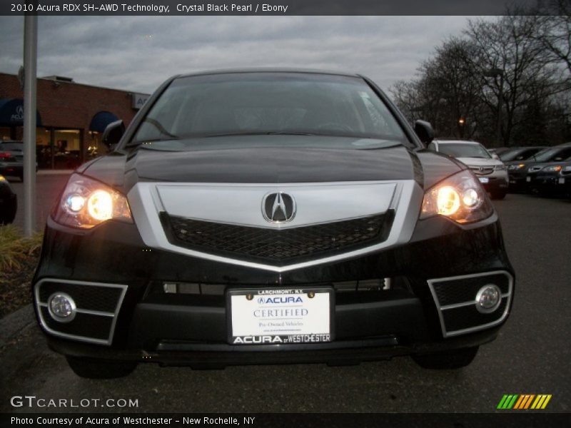Crystal Black Pearl / Ebony 2010 Acura RDX SH-AWD Technology