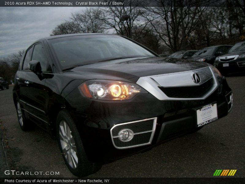 Crystal Black Pearl / Ebony 2010 Acura RDX SH-AWD Technology
