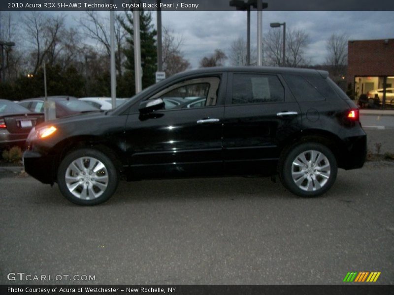Crystal Black Pearl / Ebony 2010 Acura RDX SH-AWD Technology