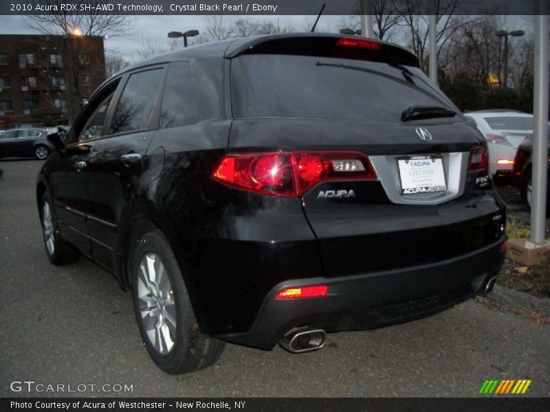 Crystal Black Pearl / Ebony 2010 Acura RDX SH-AWD Technology