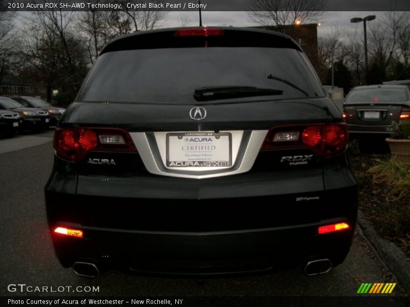 Crystal Black Pearl / Ebony 2010 Acura RDX SH-AWD Technology