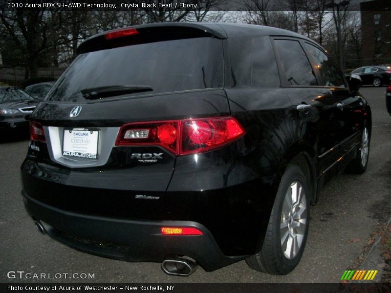 Crystal Black Pearl / Ebony 2010 Acura RDX SH-AWD Technology