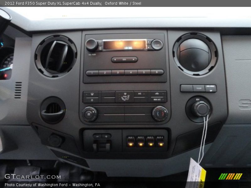 Controls of 2012 F350 Super Duty XL SuperCab 4x4 Dually