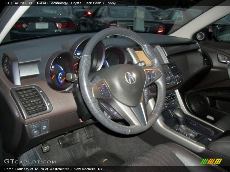 Crystal Black Pearl / Ebony 2010 Acura RDX SH-AWD Technology