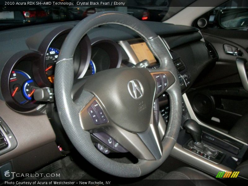Crystal Black Pearl / Ebony 2010 Acura RDX SH-AWD Technology