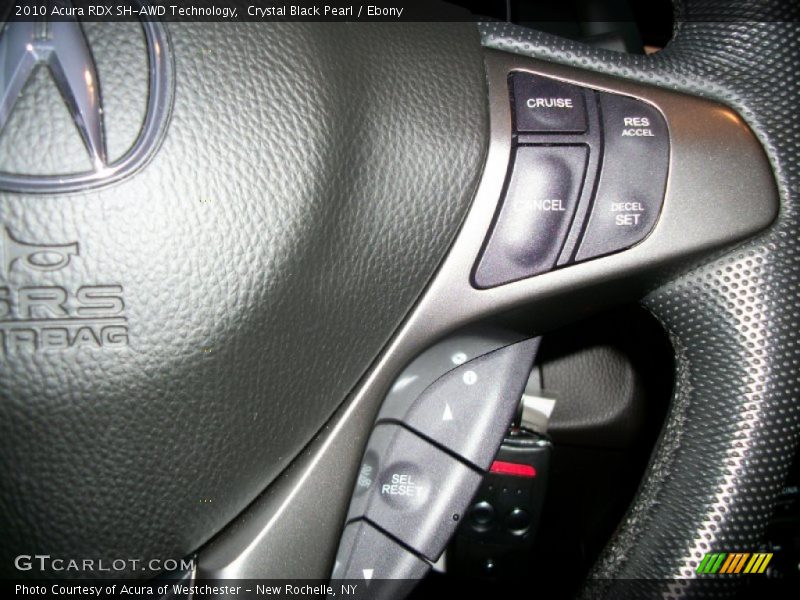 Crystal Black Pearl / Ebony 2010 Acura RDX SH-AWD Technology