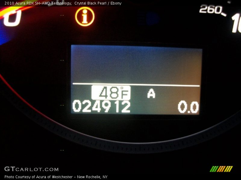 Crystal Black Pearl / Ebony 2010 Acura RDX SH-AWD Technology