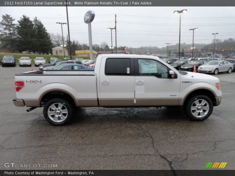  2012 F150 Lariat SuperCrew 4x4 White Platinum Metallic Tri-Coat