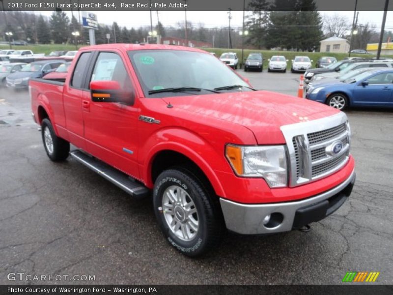 Front 3/4 View of 2012 F150 Lariat SuperCab 4x4
