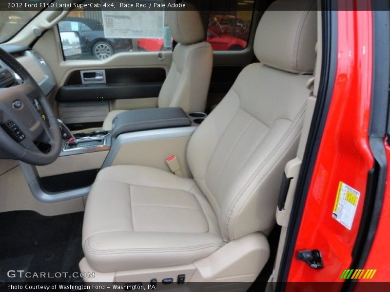  2012 F150 Lariat SuperCab 4x4 Pale Adobe Interior