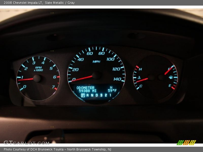 Slate Metallic / Gray 2008 Chevrolet Impala LT