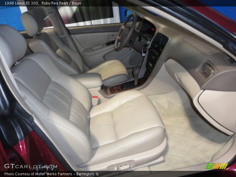 Ruby Red Pearl / Beige 1998 Lexus ES 300
