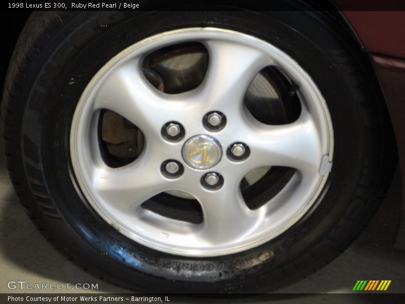Ruby Red Pearl / Beige 1998 Lexus ES 300
