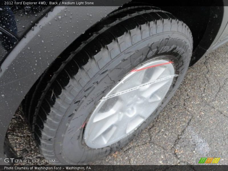 Black / Medium Light Stone 2012 Ford Explorer 4WD