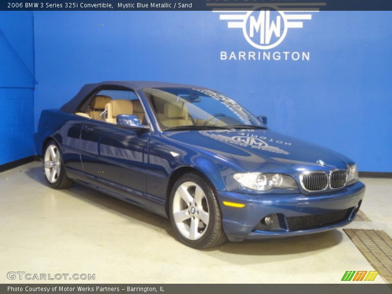 Mystic Blue Metallic / Sand 2006 BMW 3 Series 325i Convertible