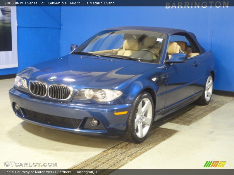 Mystic Blue Metallic / Sand 2006 BMW 3 Series 325i Convertible